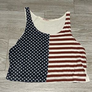 Brandy Melville Flag Tank